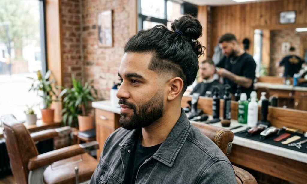 burst-fade-man-bun-transition-for-thick-hair