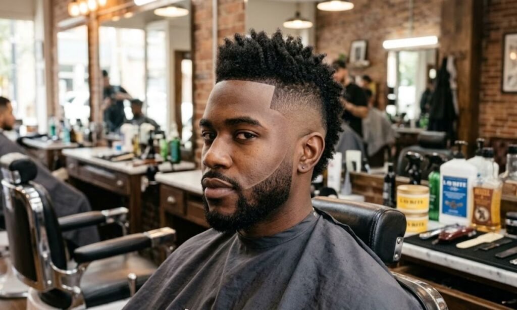 burst-fade-mohawk-with-line-up