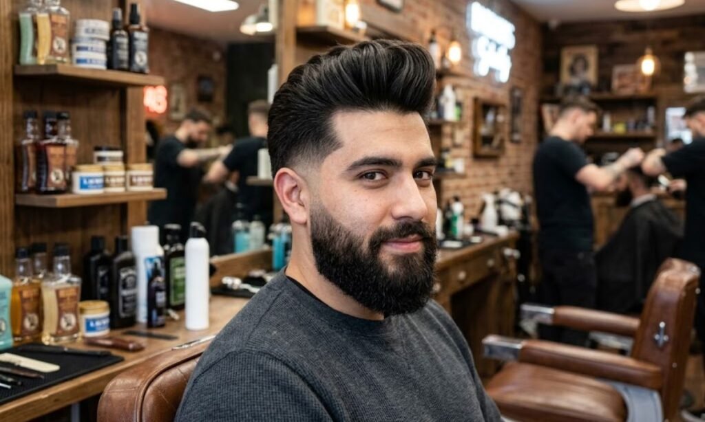 burst-fade-pompadour-for-thick-hair