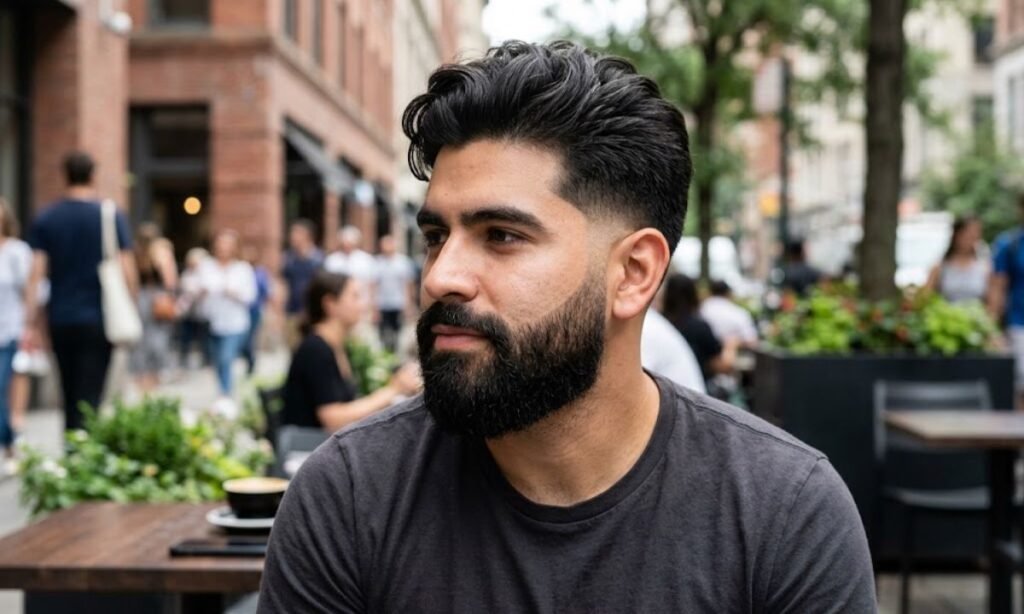 burst-fade-with-beard-for-thick-hair