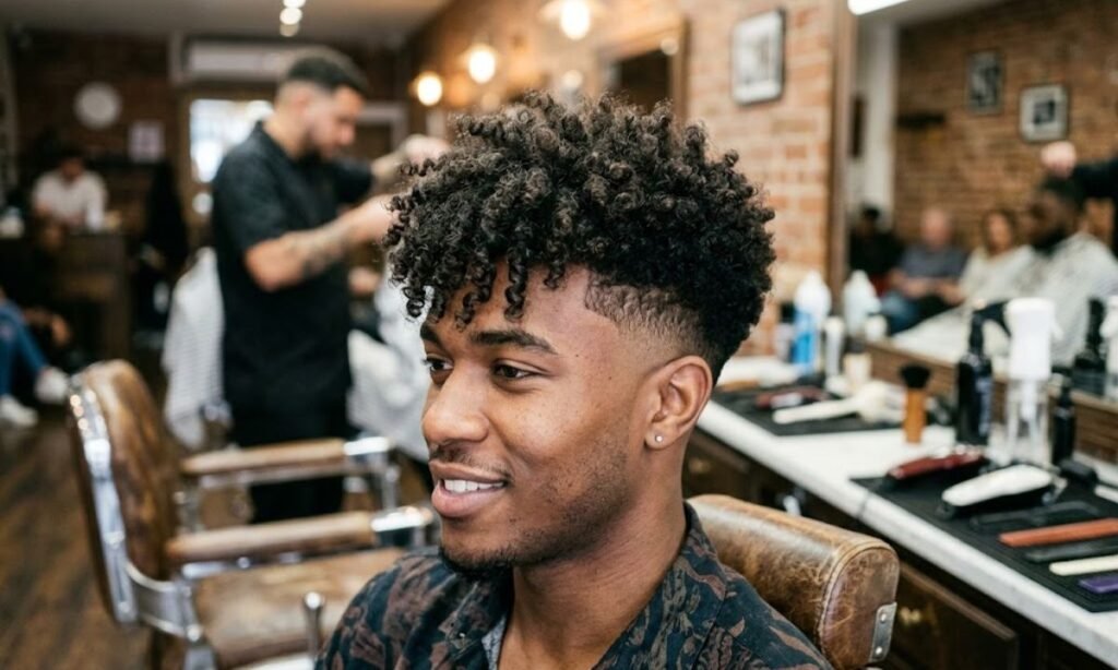 burst-fade-with-curly-fringe-for-thick-hair