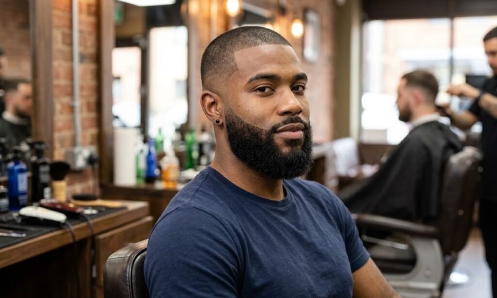 buzz-cut-burst-fade-with-beard