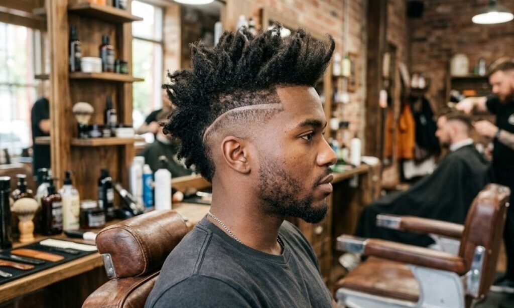faux-hawk-with-razor-line