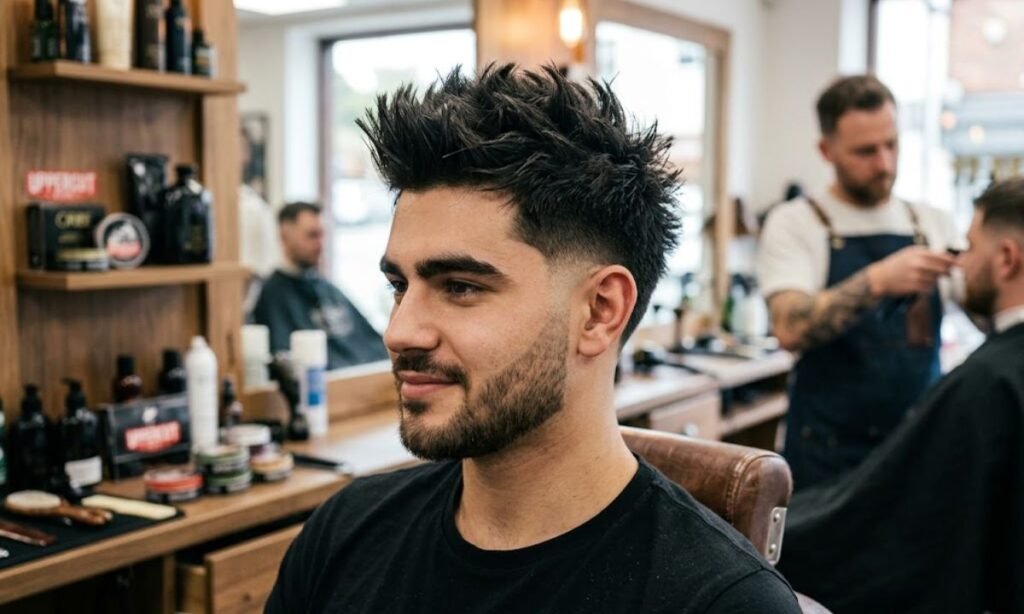 spiky-burst-fade-for-thick-hair