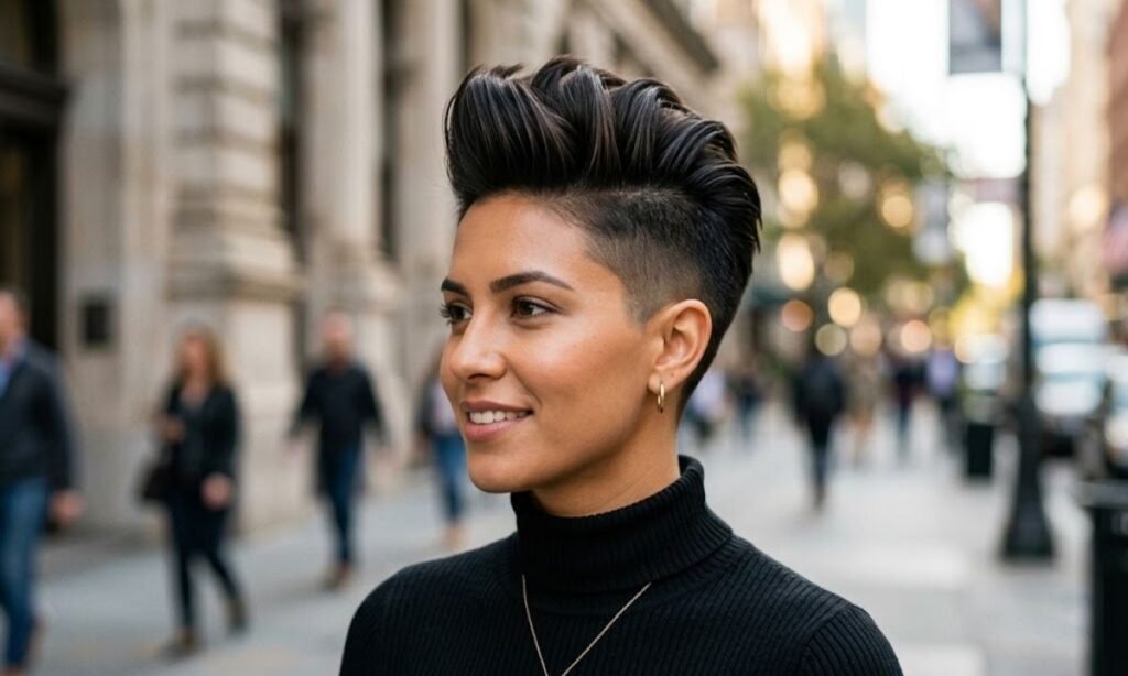 straight-hair-faux-hawk
