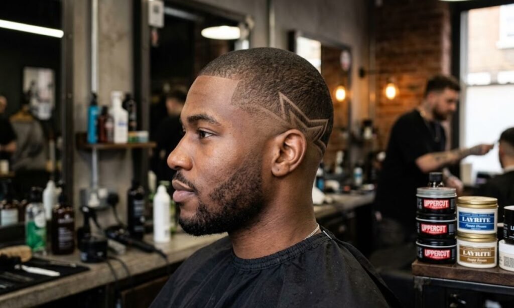 buzz-cut-with-hair-design-burst-fade