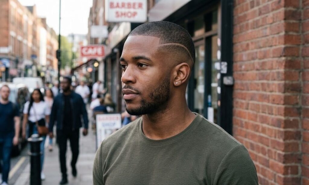 buzz-cut-with-surgical-line-burst-fade