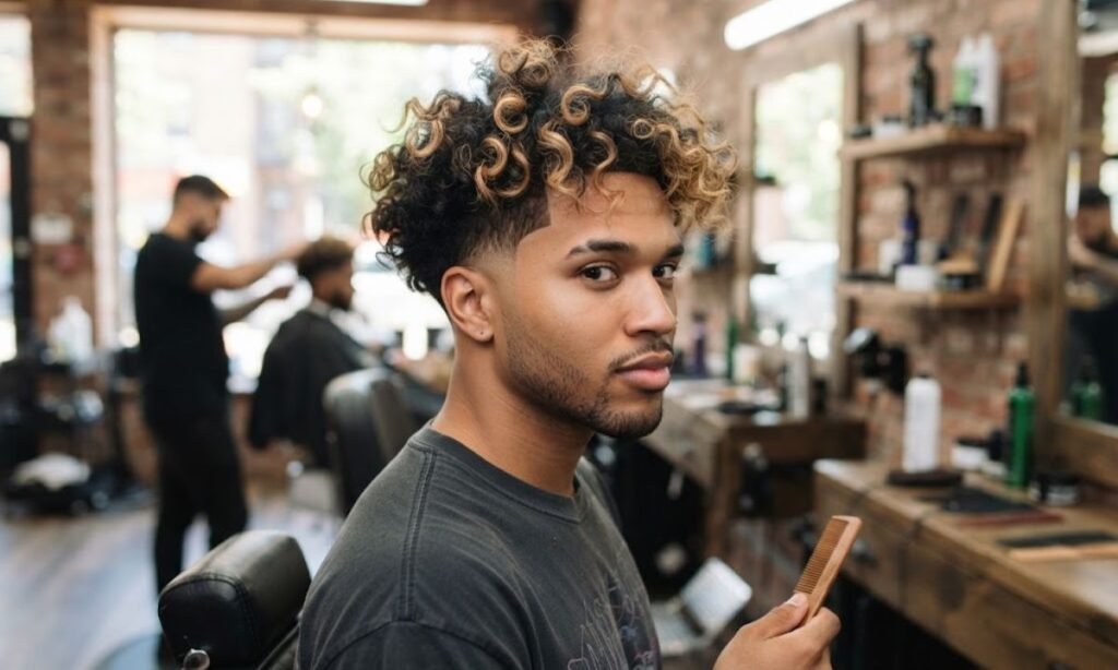 curly-burst-fade-with-highlights