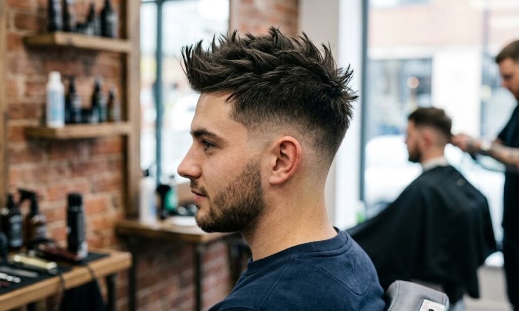 mid-burst-fade-with-spiky-hair