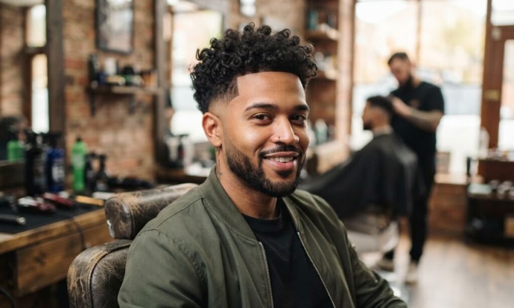 short-curly-burst-fade