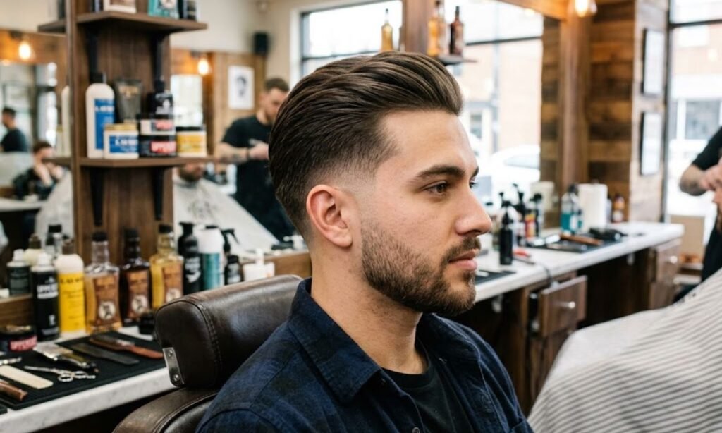 straight-hair-mid-burst-fade