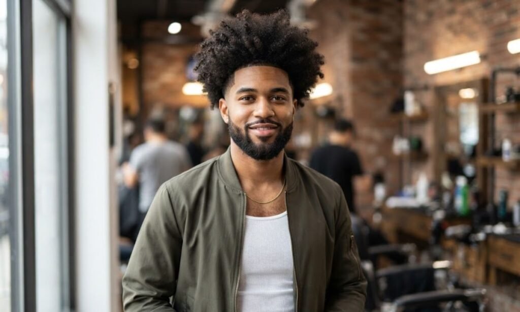 curly-afro-low-taper-blowout