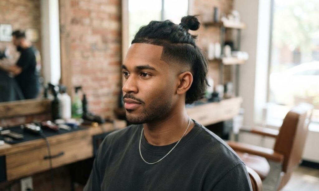 mid-taper-fade-with-half-up-style