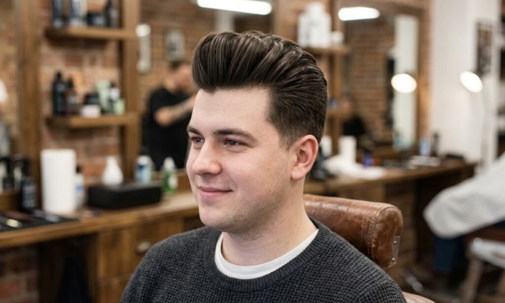 quiff-best-for-round-faces-with-straight-hair